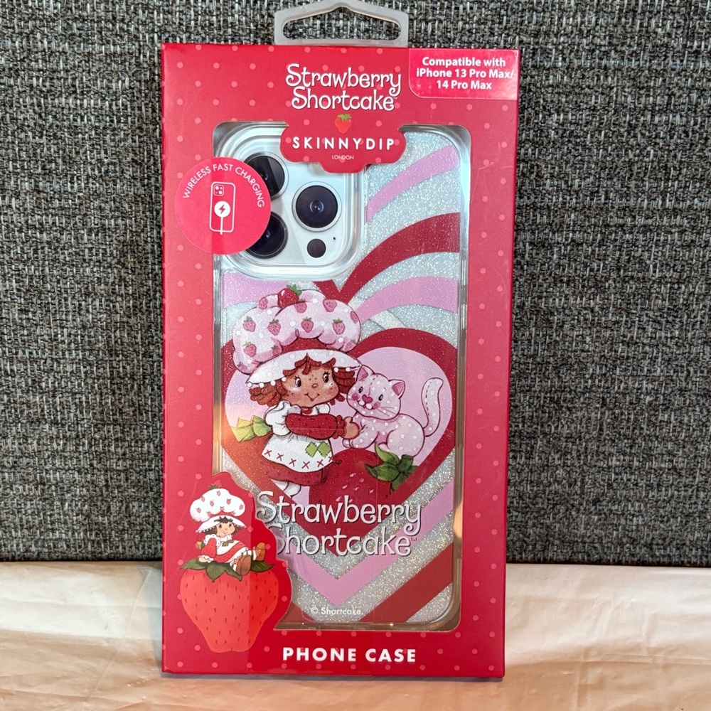 Strawberry Shortcake Iphone 13/14 Pro Max Phone Case Cover‎ New In Box NWT